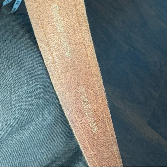 Daniel Cremieux Men's Brown thick Leather Belt with silver Buckle 42 - Picture 10 of 14